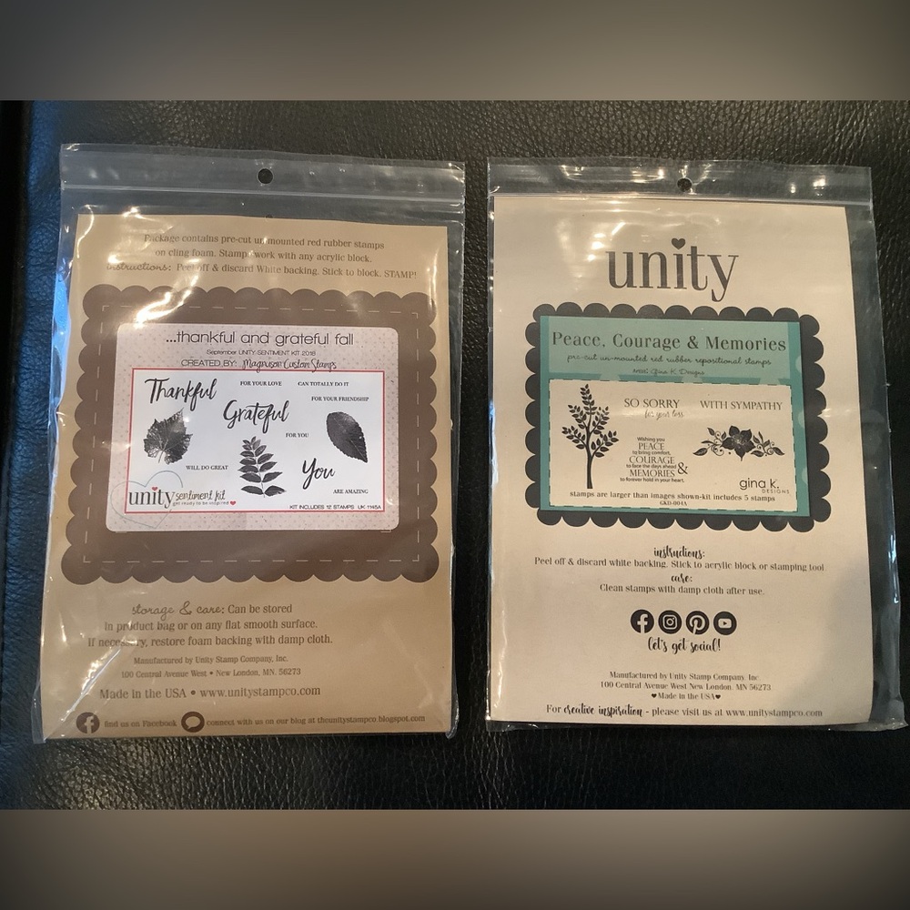 Lot #3 Unity Stamp Company (1 NIP/ 1 EUC)